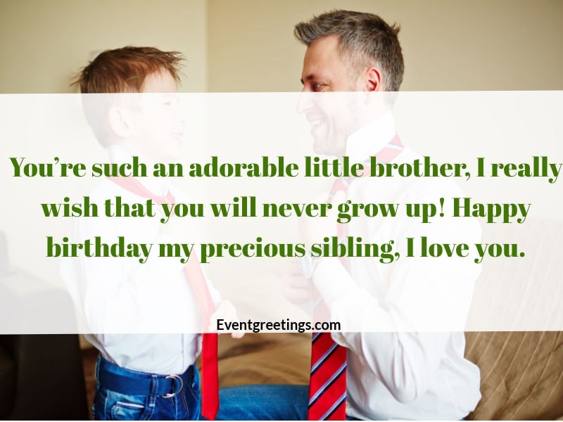 Happy Birthday Lil Brother Quotes
 38 Sweet Happy Birthday Little Brother Wishes And Quotes