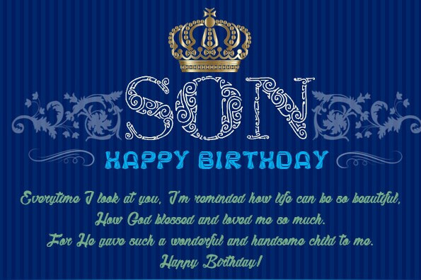 Happy Birthday Mom Quotes From Son
 50 Best Birthday Quotes for Son – Quotes Yard