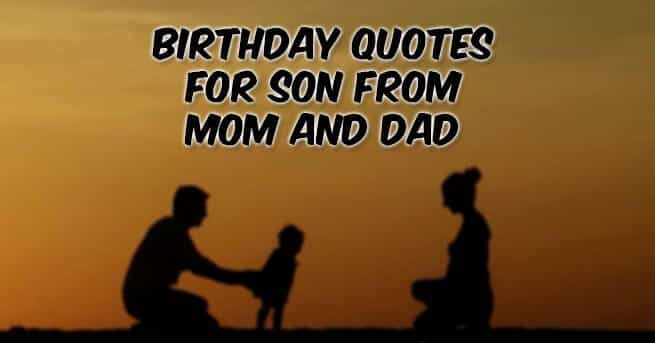 Happy Birthday Mom Quotes From Son
 Birthday Quotes for Son Happy Birthday My Dear Son From