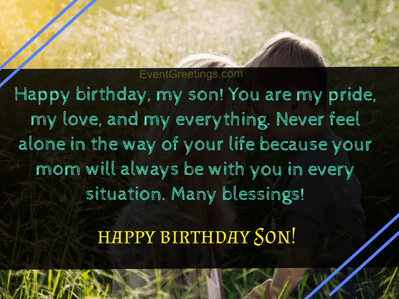 Happy Birthday Mom Quotes From Son
 30 Best Happy Birthday Son From Mom Quotes With