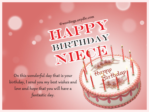 Happy Birthday Niece Wishes
 Happy Birthday Wishes for Niece Niece Birthday Messages