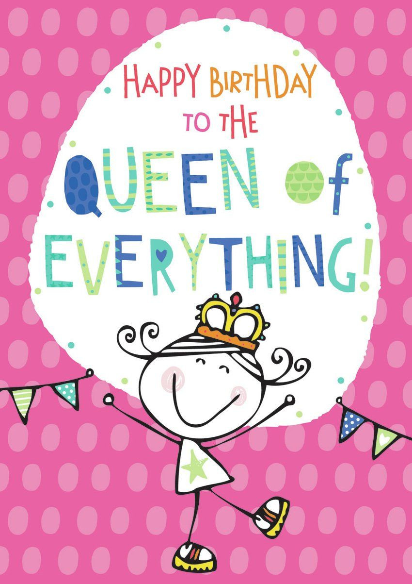 Happy Birthday Queen Quotes
 birthday card queen bunting