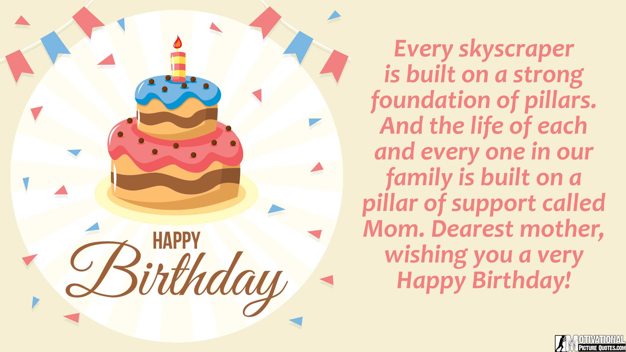 Happy Birthday Quote For Mom
 35 Inspirational Birthday Quotes