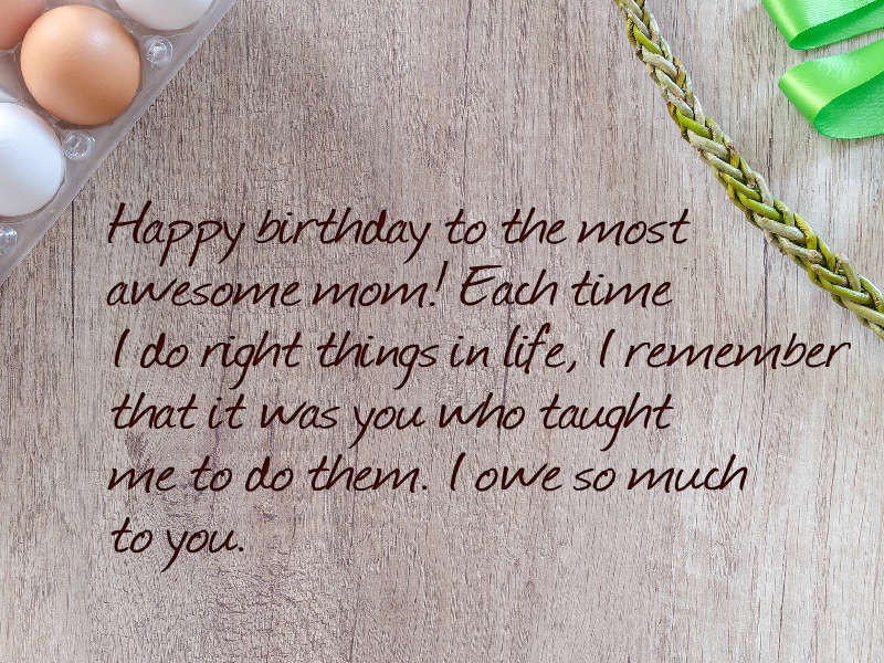 Happy Birthday Quote For Mom
 51 Heart Touching Happy Birthday Mom Quotes Wishes and