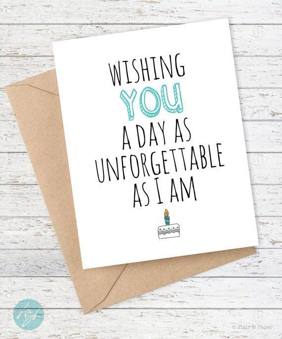 Happy Birthday Quotes For Boyfriend Funny
 Funny Birthday Card Boyfriend Girlfriend Card by