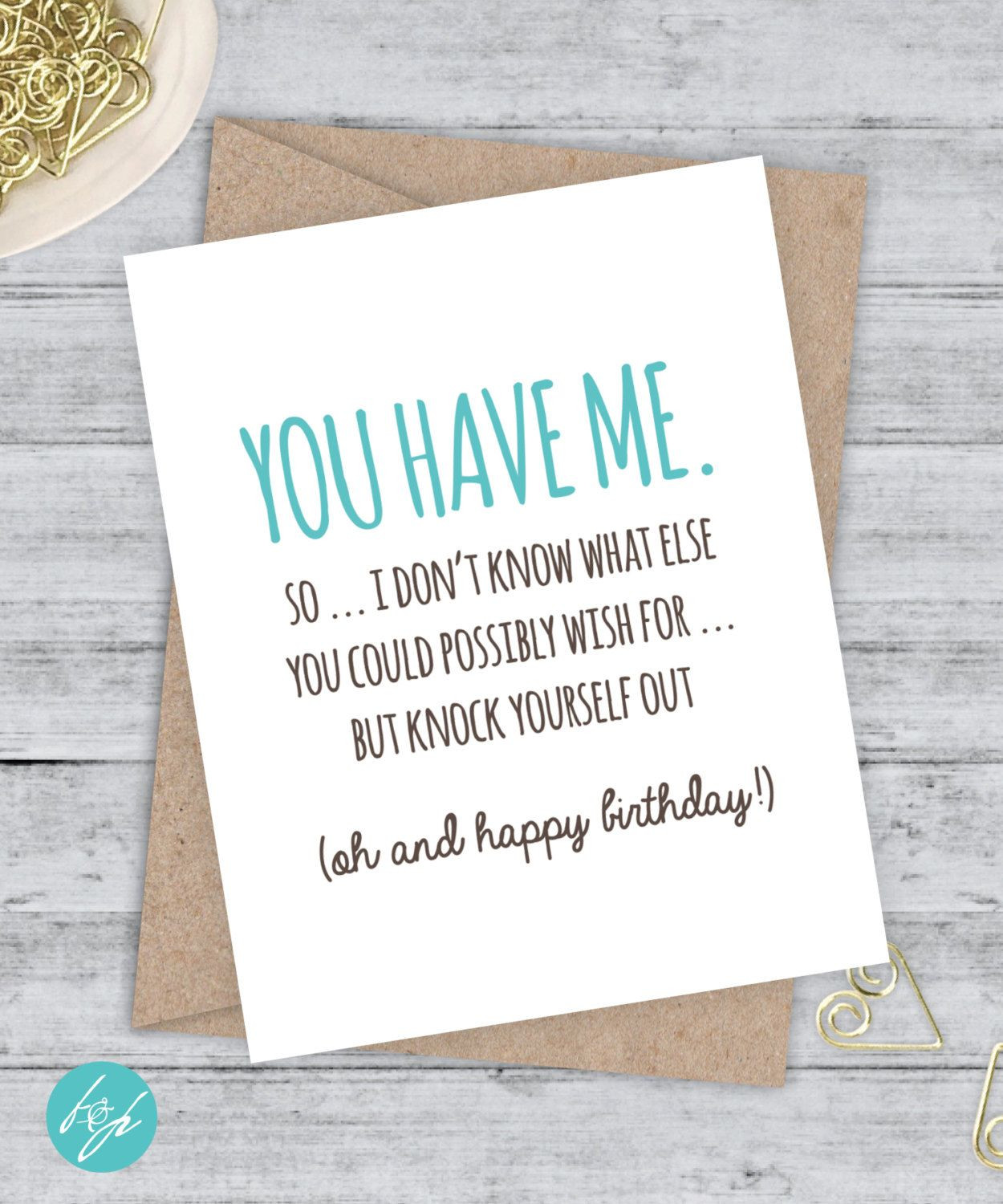 Happy Birthday Quotes For Boyfriend Funny
 Birthday Card Funny Boyfriend Card Funny by FlairandPaper