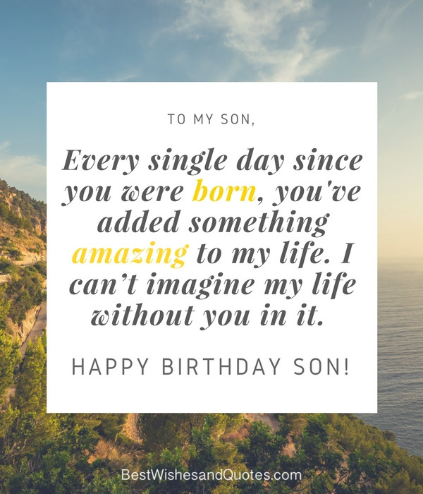 35 Best Happy Birthday Quotes to My son - Home, Family, Style and Art Ideas