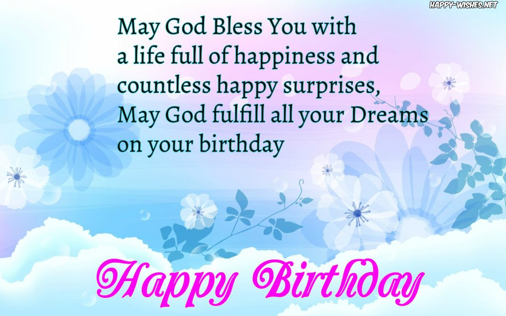 Happy Birthday Religious Quotes
 Christian Birthday Wishes Religious Quotes