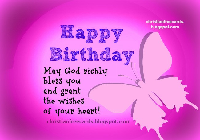 Happy Birthday Religious Quotes
 Free Christian Cards January 2014