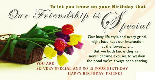 Happy Birthday To Friend Quote
 45 Beautiful Birthday Wishes For Your Friend