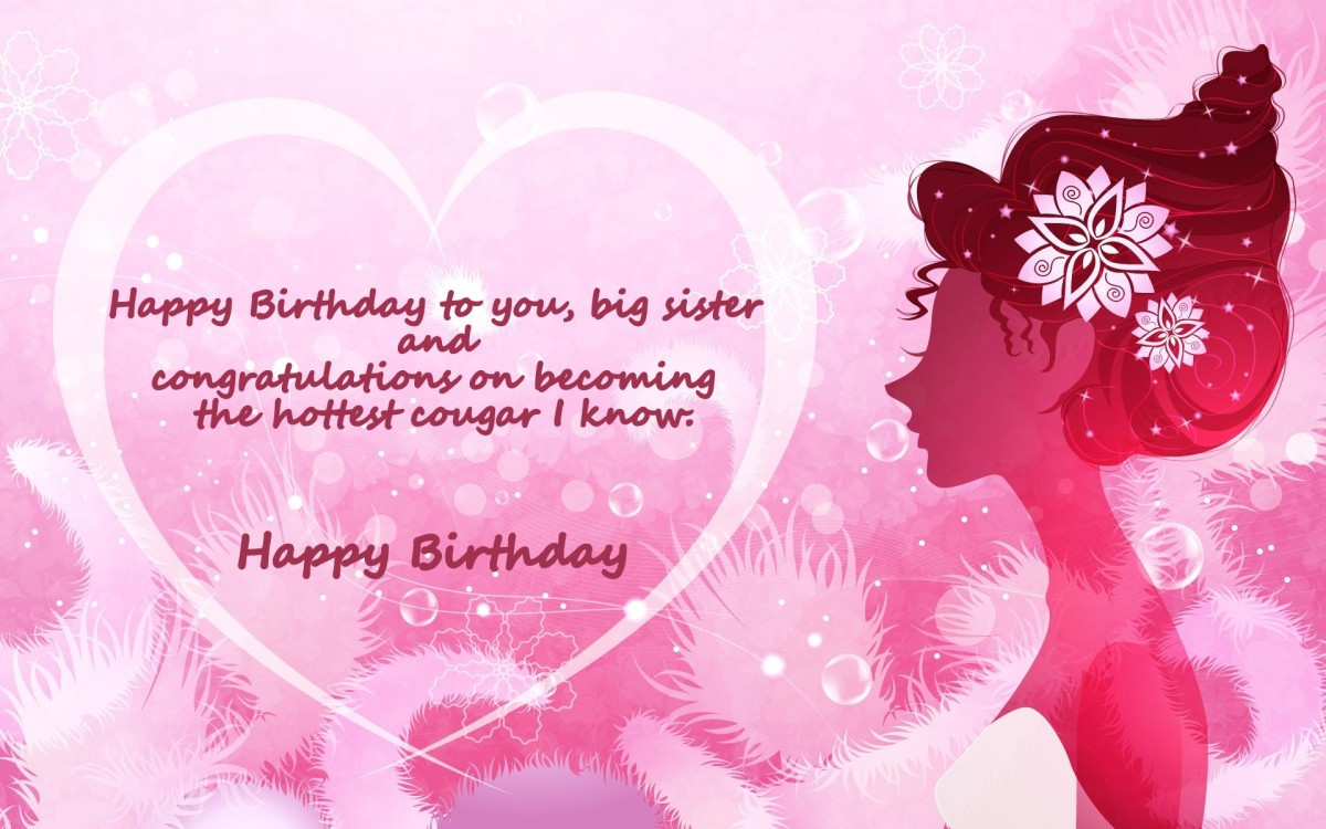 Happy Birthday To My Big Sister Quotes
 Happy Birthday Wishes and Quotes for Your Sister