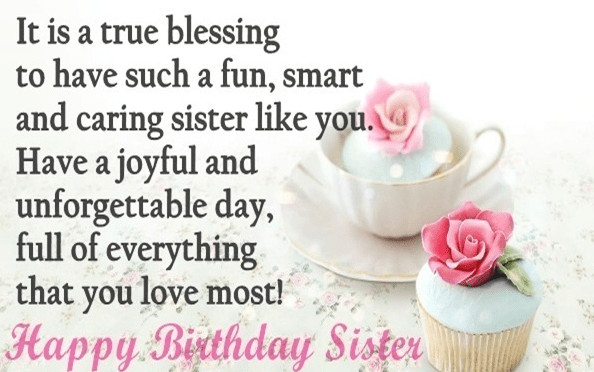 Happy Birthday To My Big Sister Quotes
 BEST HAPPY BIRTHDAY SISTER QUOTES AND WISHES [2019