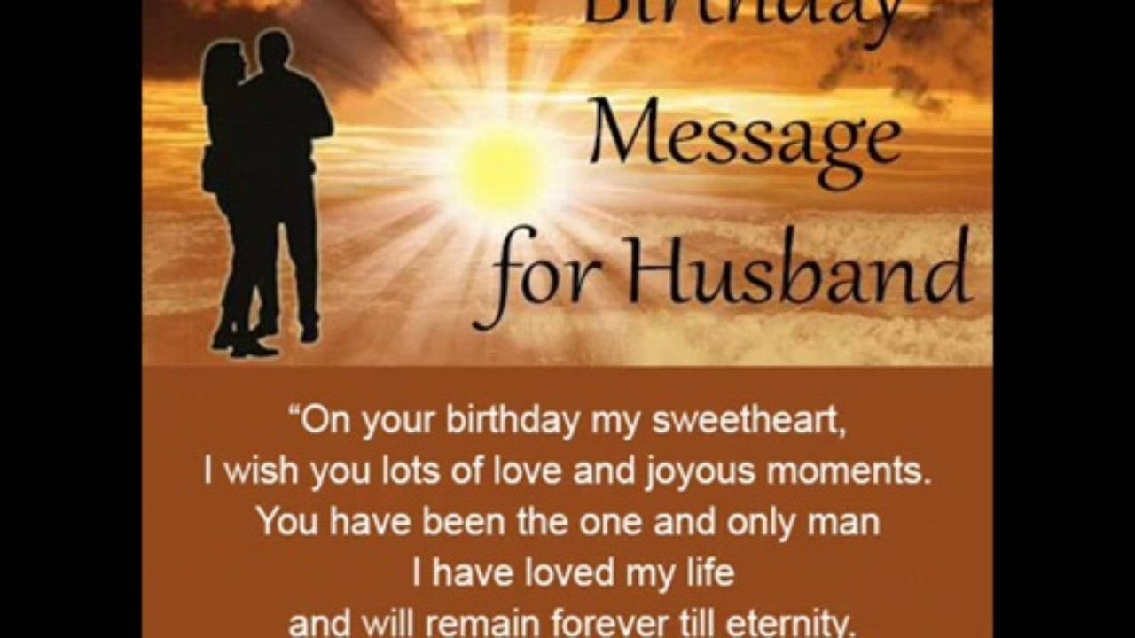Happy Birthday To My Husband Quotes
 Happy Birthday wishes quotes for husband massage for