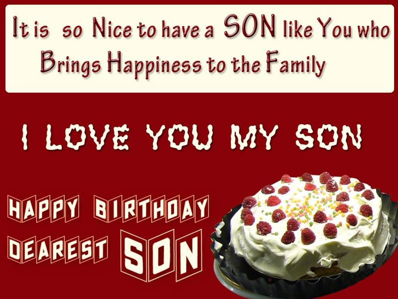 Happy Birthday Wishes For A Son
 Birthday Wishes for Son Happy Birthday Son Messages