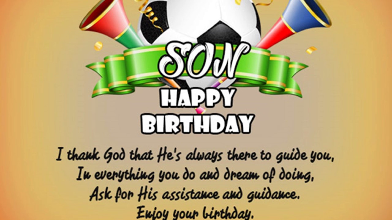 Happy Birthday Wishes For A Son
 Birthday Messages for Son Birthday Greetings for your Son