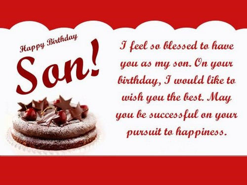 Happy Birthday Wishes For A Son
 The 85 Happy Birthday Son from Mom