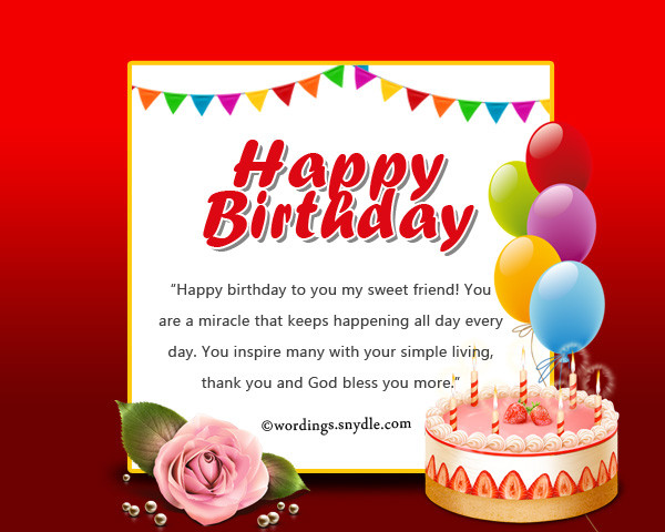 Happy Birthday Wishes For Facebook
 Birthday Messages for Friends on – Wordings and