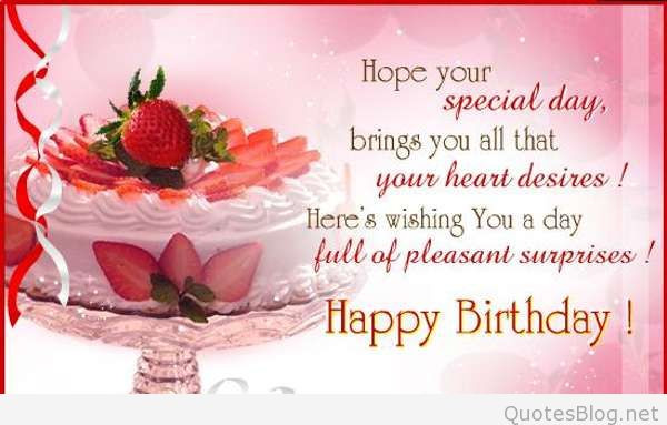 Happy Birthday Wishes For Someone Special
 Happy birthday quotes and messages for special people