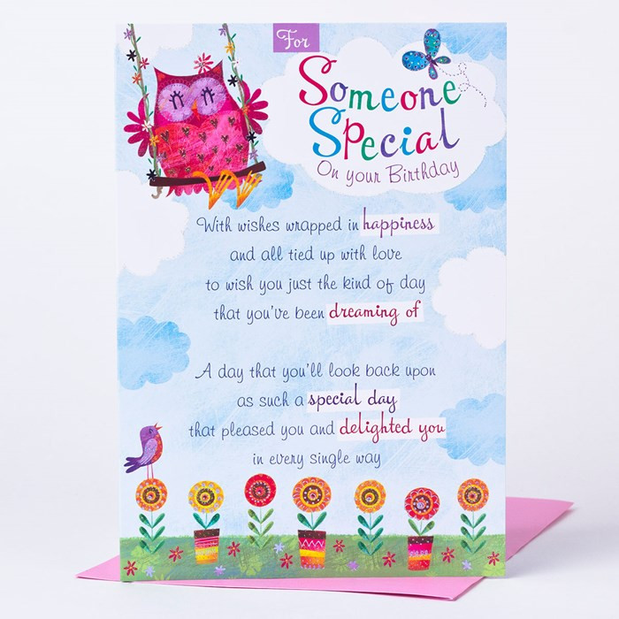 Happy Birthday Wishes For Someone Special
 Birthday Card For Someone Special
