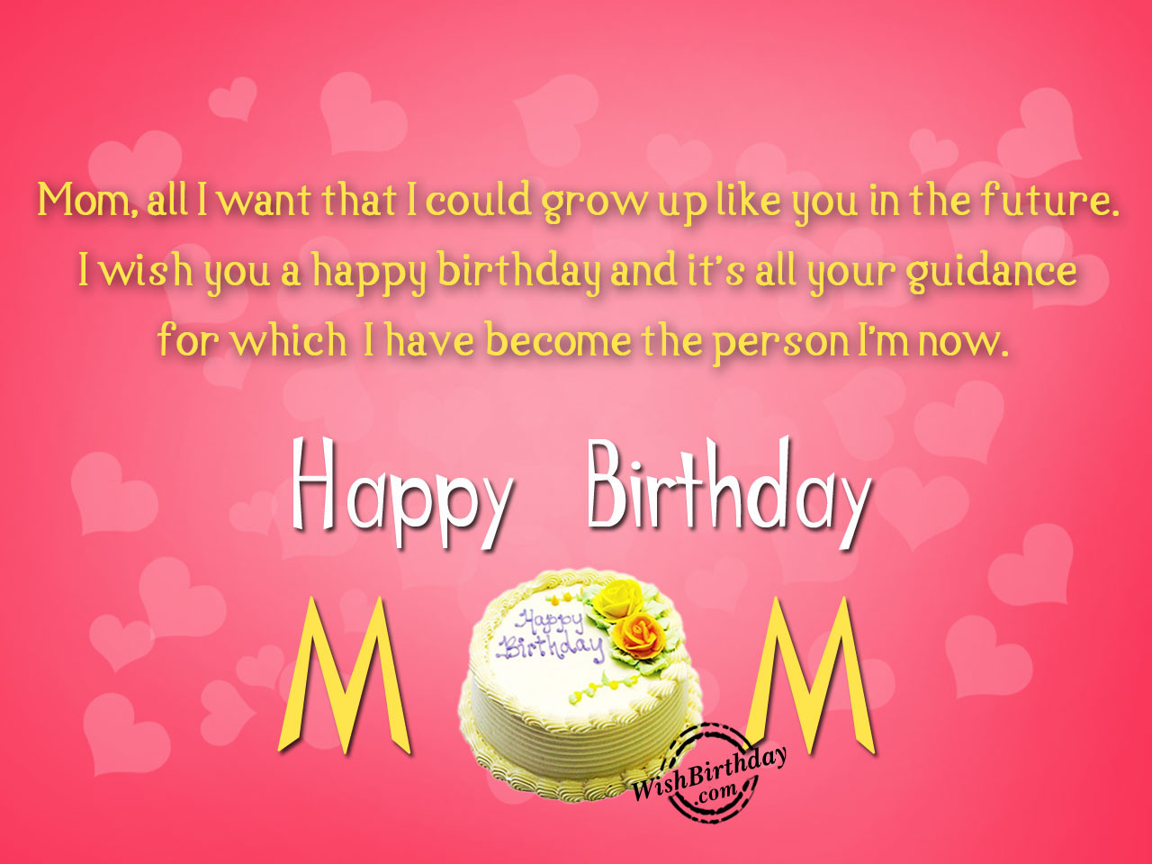 Happy Birthday Wishes To Mom
 Birthday Wishes For Mother Birthday