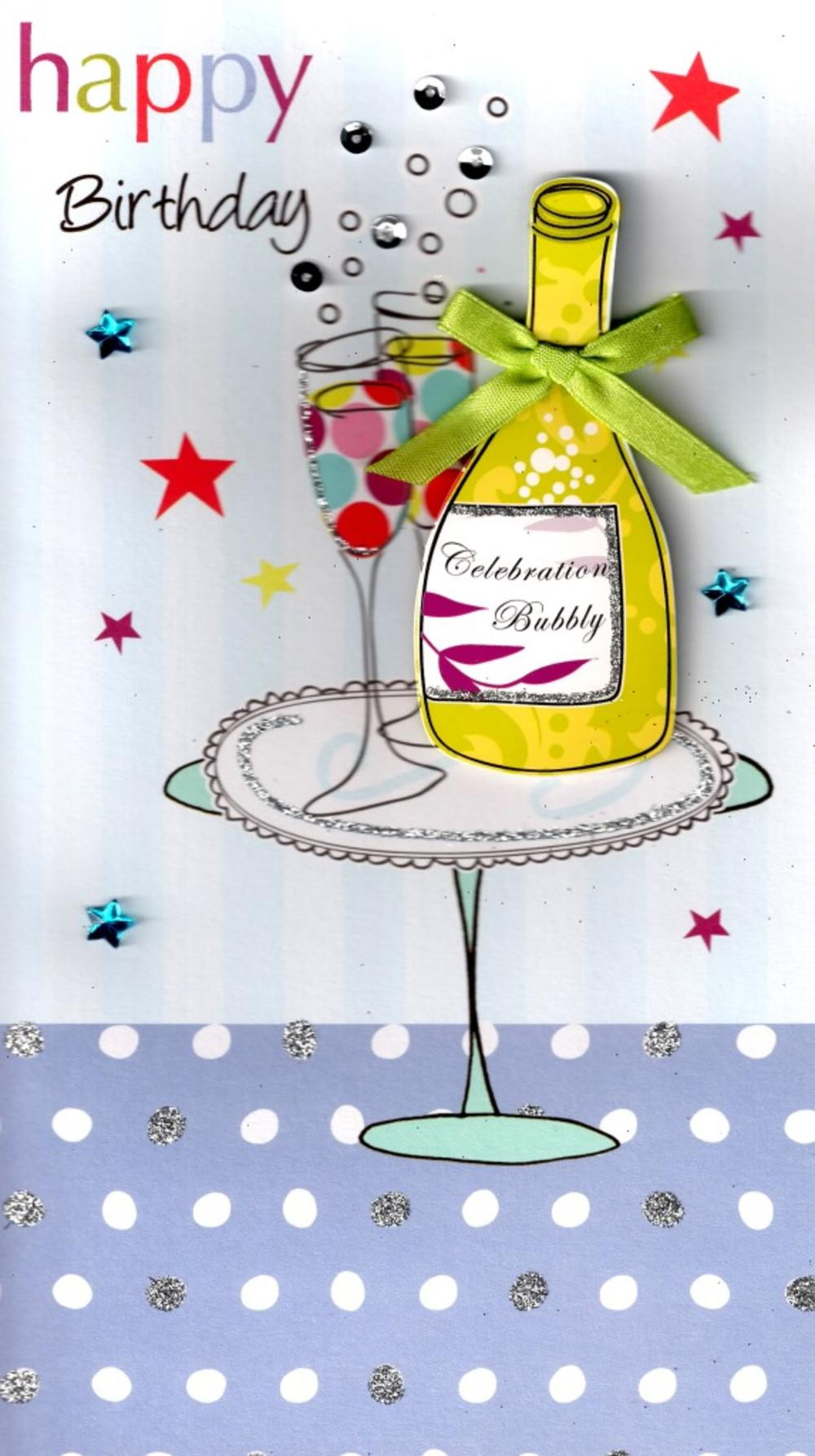 Happy Birthdays Cards
 Bubbly Pretty Happy Birthday Greeting Card