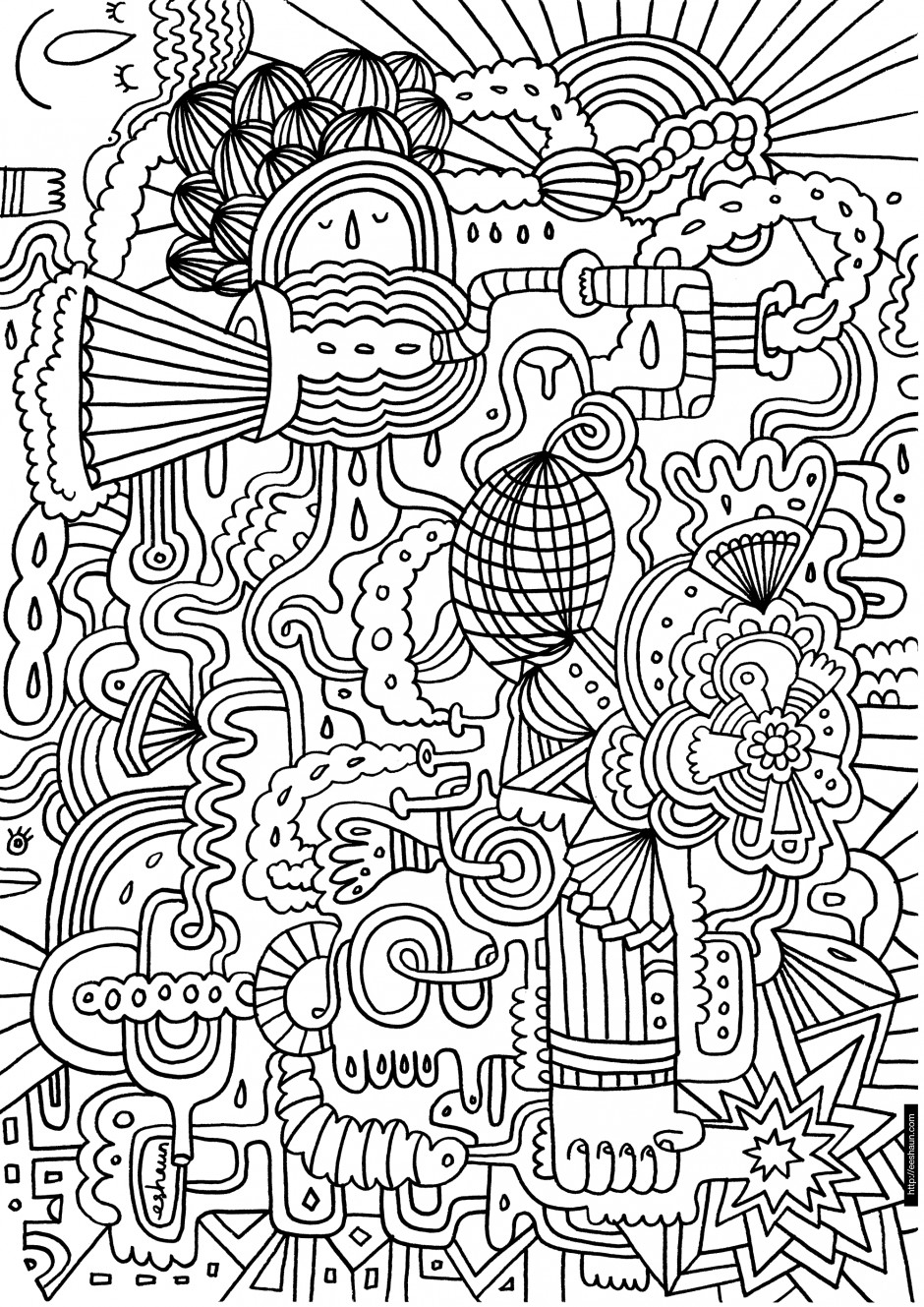 Hard Coloring Pages Printable
 Coloring Pages Difficult but Fun Coloring Pages Free and