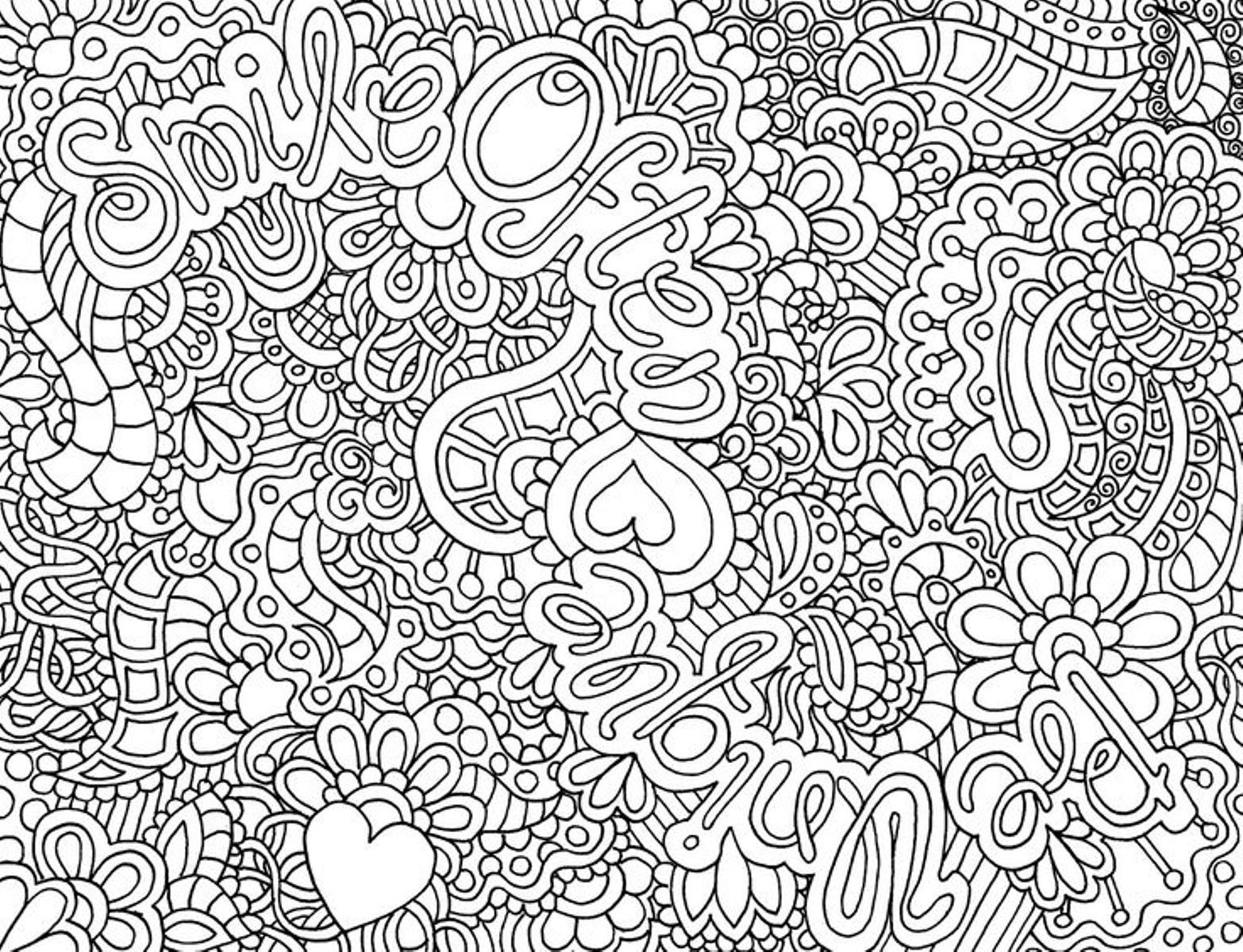 Hard Coloring Pages Printable
 Difficult Hard Coloring Pages Printable
