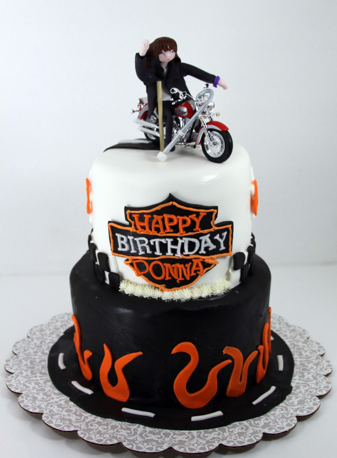 Harley Davidson Birthday Cakes
 Tastefully Done Harley Davidson Cake