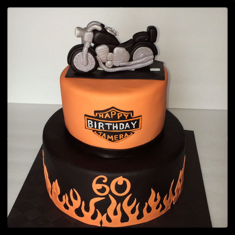 Harley Davidson Birthday Cakes
 Harley Davidson Motorcycle Birthday Cake CakeCentral