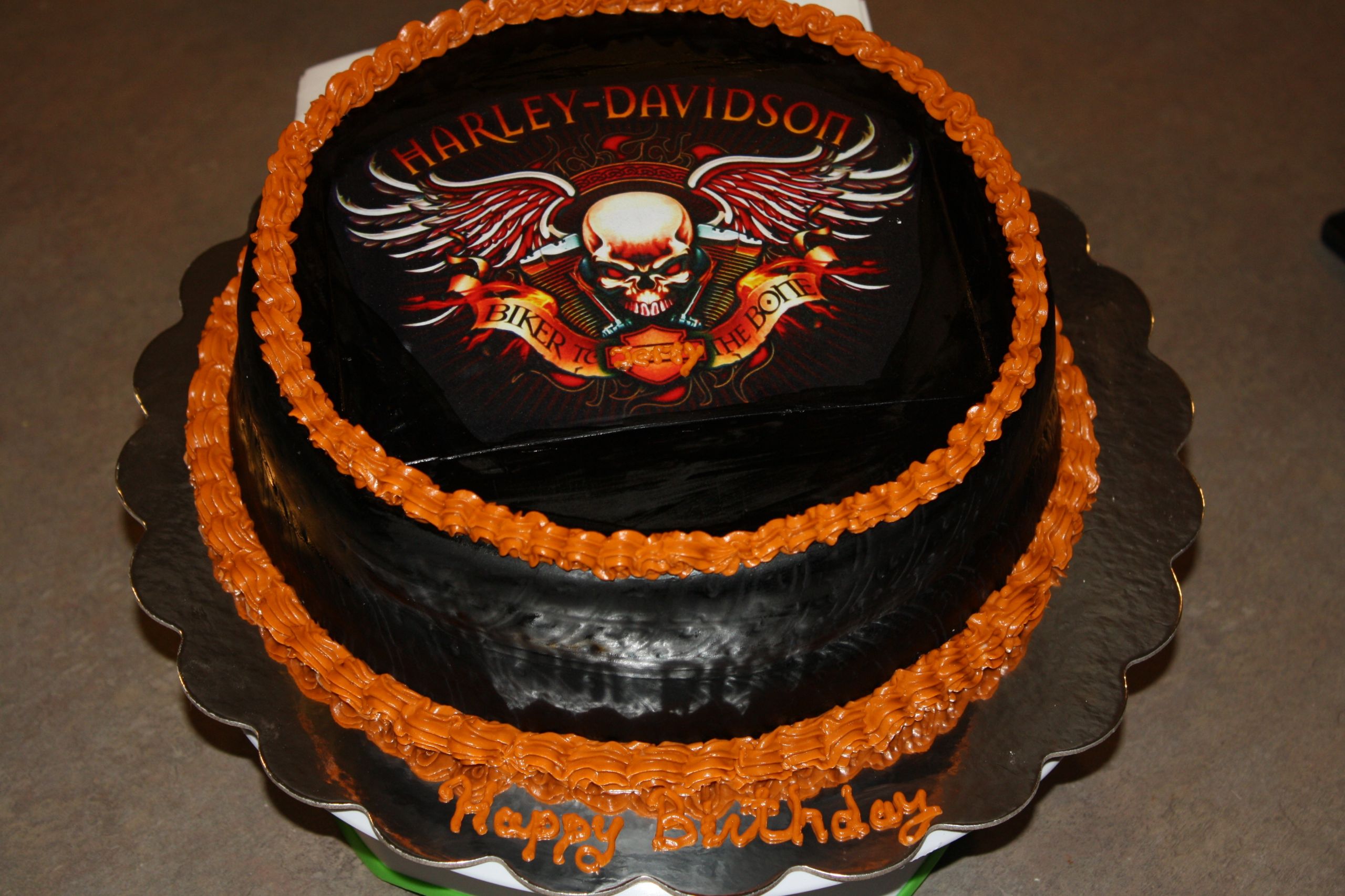 Harley Davidson Birthday Cakes
 Harley Davidson Birthday Cake For My Husband CakeCentral