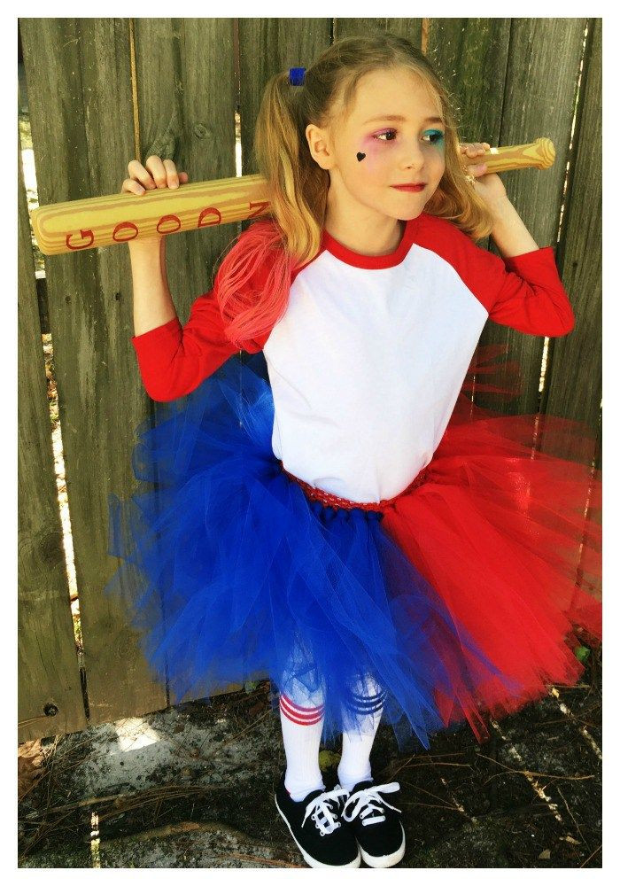 Harley Quinn Kids Costume DIY
 Pin on Bday