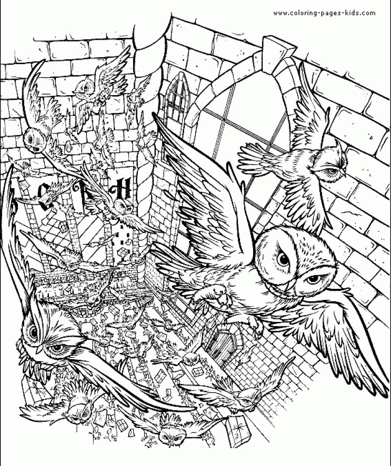 Harry Potter Adult Coloring Book
 Get This Harry Potter Coloring Pages Printable Free