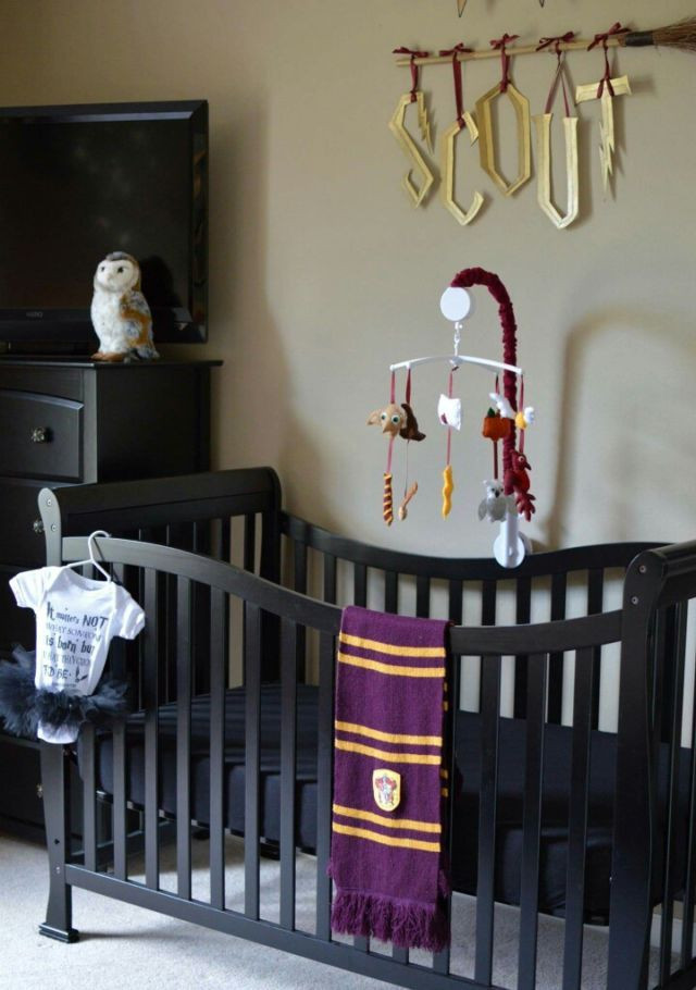 Harry Potter Baby Room Decor
 From wall murals to mobiles these rooms will enchant you