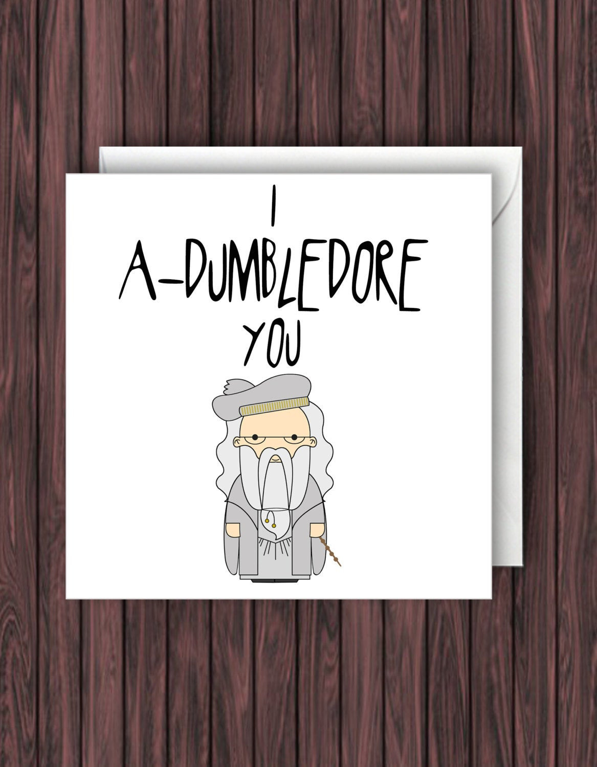 Harry Potter Birthday Card
 I A Dumbledore You Harry Potter Birthday Card Valentines