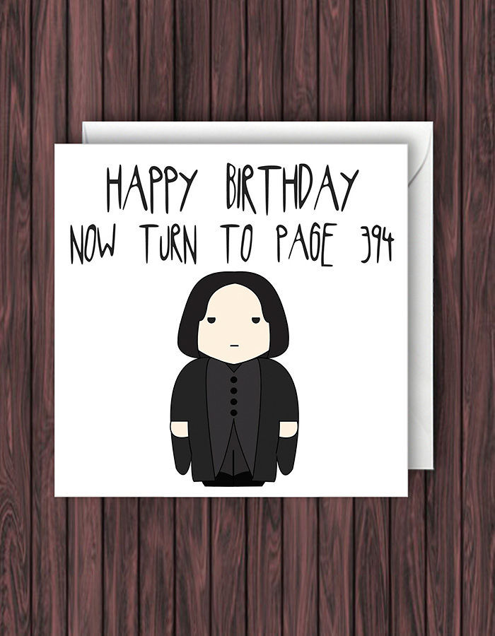 Harry Potter Birthday Card
 15 Harry Potter Gift Ideas For True Potterheads