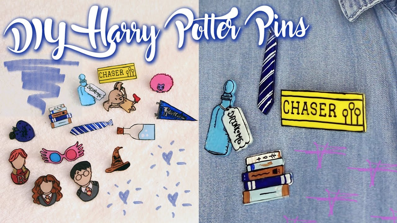 Harry Potter Pins
 DIY Harry Potter Pins