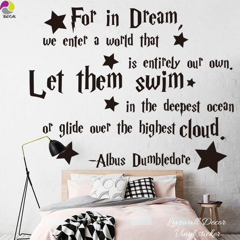 Harry Potter Quotes About Family
 Dream Harry Potter Motivational Quote Wall Sticker Decal