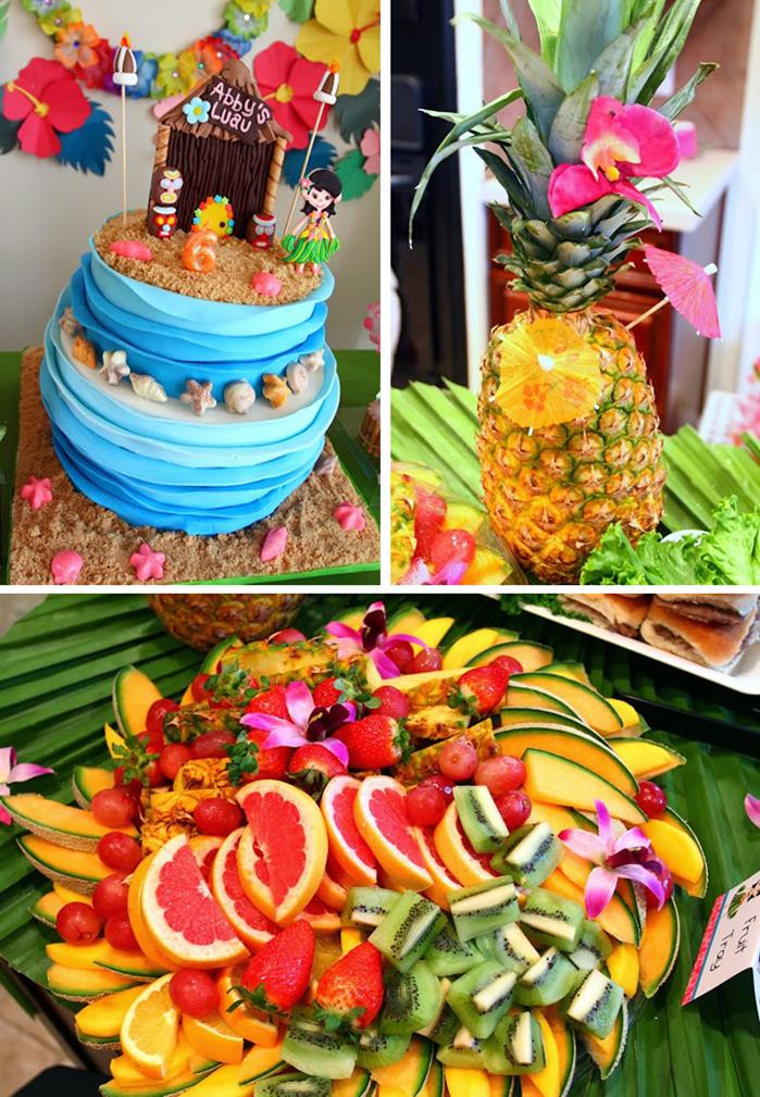 Hawaiian Birthday Decorations
 Kara s Party Ideas Luau Party Planning Ideas Supplies Idea