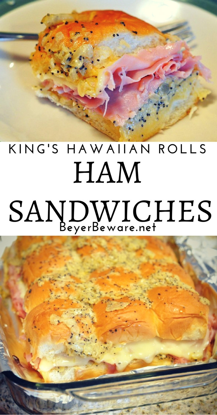 Hawaiian Rolls Ham Sandwiches
 King s Hawaiian Roll Ham Sandwiches
