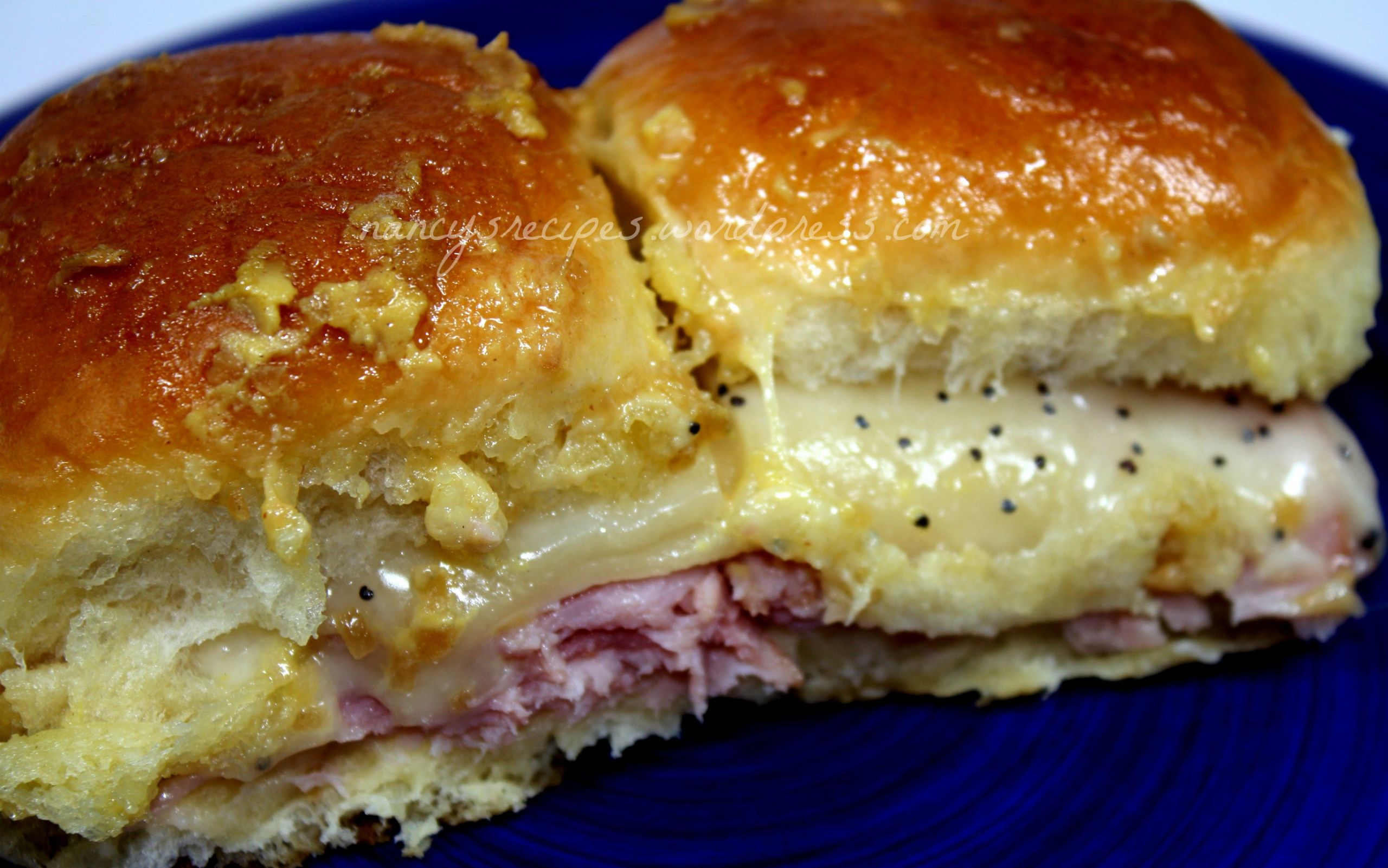 Hawaiian Rolls Ham Sandwiches
 Hawaiian Ham Sandwiches