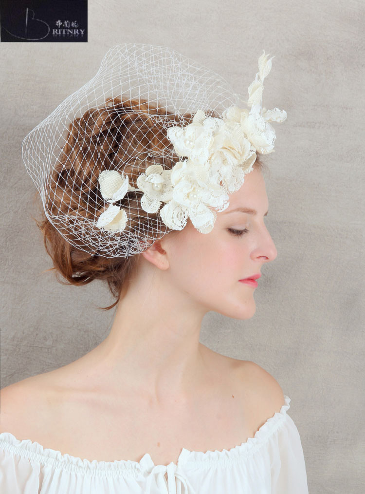 Head Veils Wedding
 Aliexpress Buy BRITNRY Vintage Flower Bridal Veil