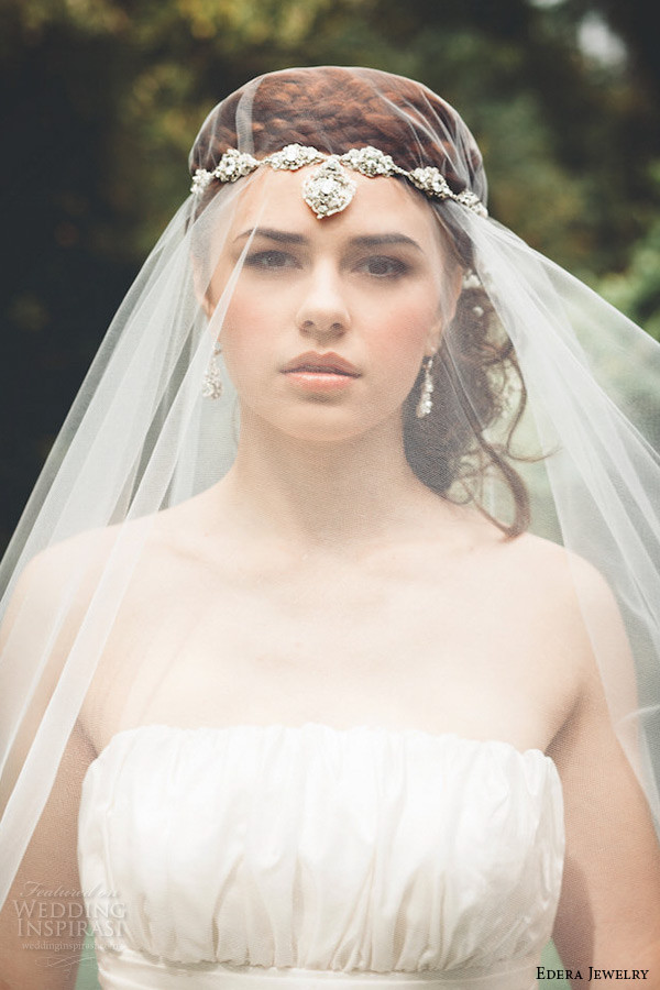 Head Veils Wedding
 Edera Jewelry “Woodland Goddess” Collection