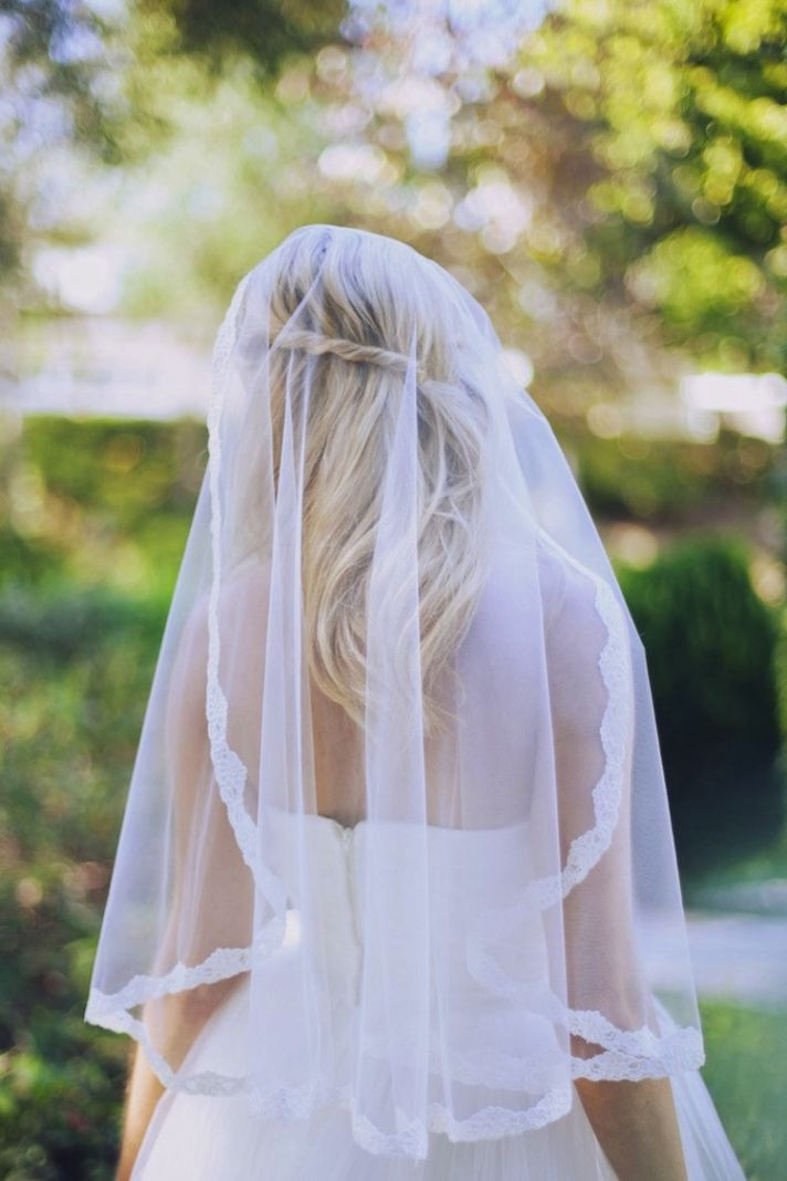 Head Veils Wedding
 Wedding Ideas AU With a Romantic Mantilla Veil