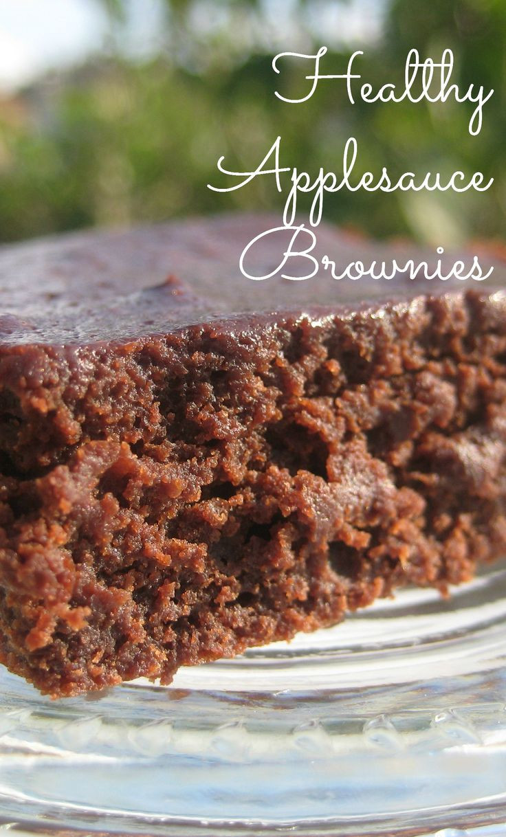 Healthy Applesauce Recipe
 Healthy Brownie Recipe Applesauce Brownies