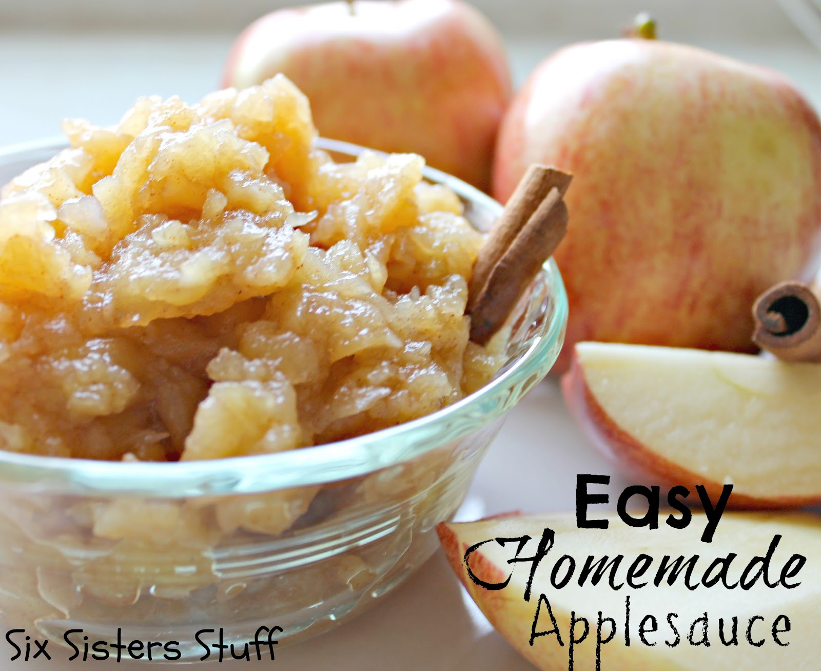 Healthy Applesauce Recipe
 Healthy Meals Monday Easy Homemade Applesauce