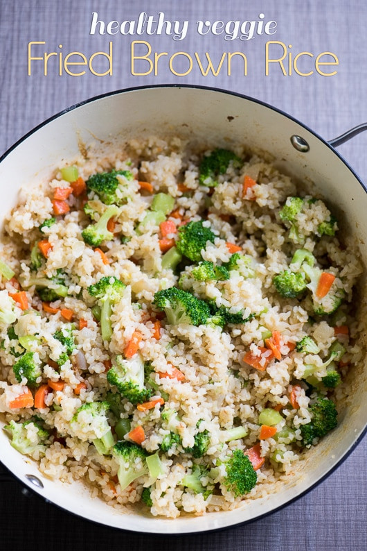 Healthy Brown Rice Recipes
 Healthy Brown Fried Rice Recipe with Broccoli Ve ables