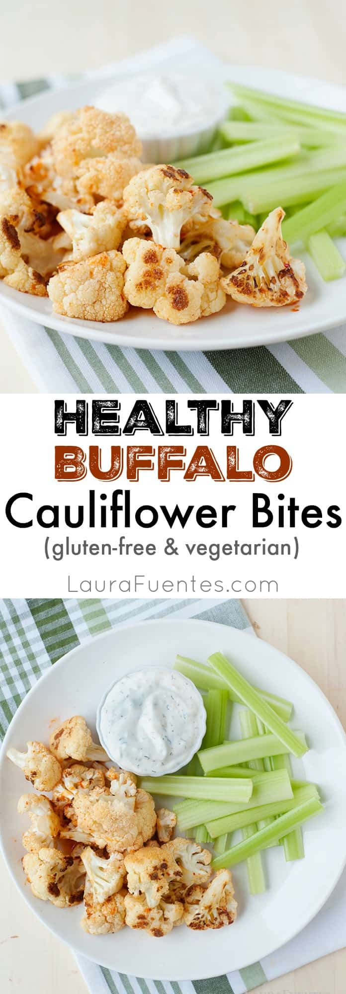 Healthy Buffalo Cauliflower
 Healthy Buffalo Cauliflower Bites