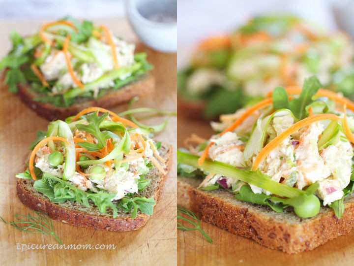 Healthy Chicken Salad Sandwich
 Epicurean Mom Healthy Chicken Salad Sandwich Recipe