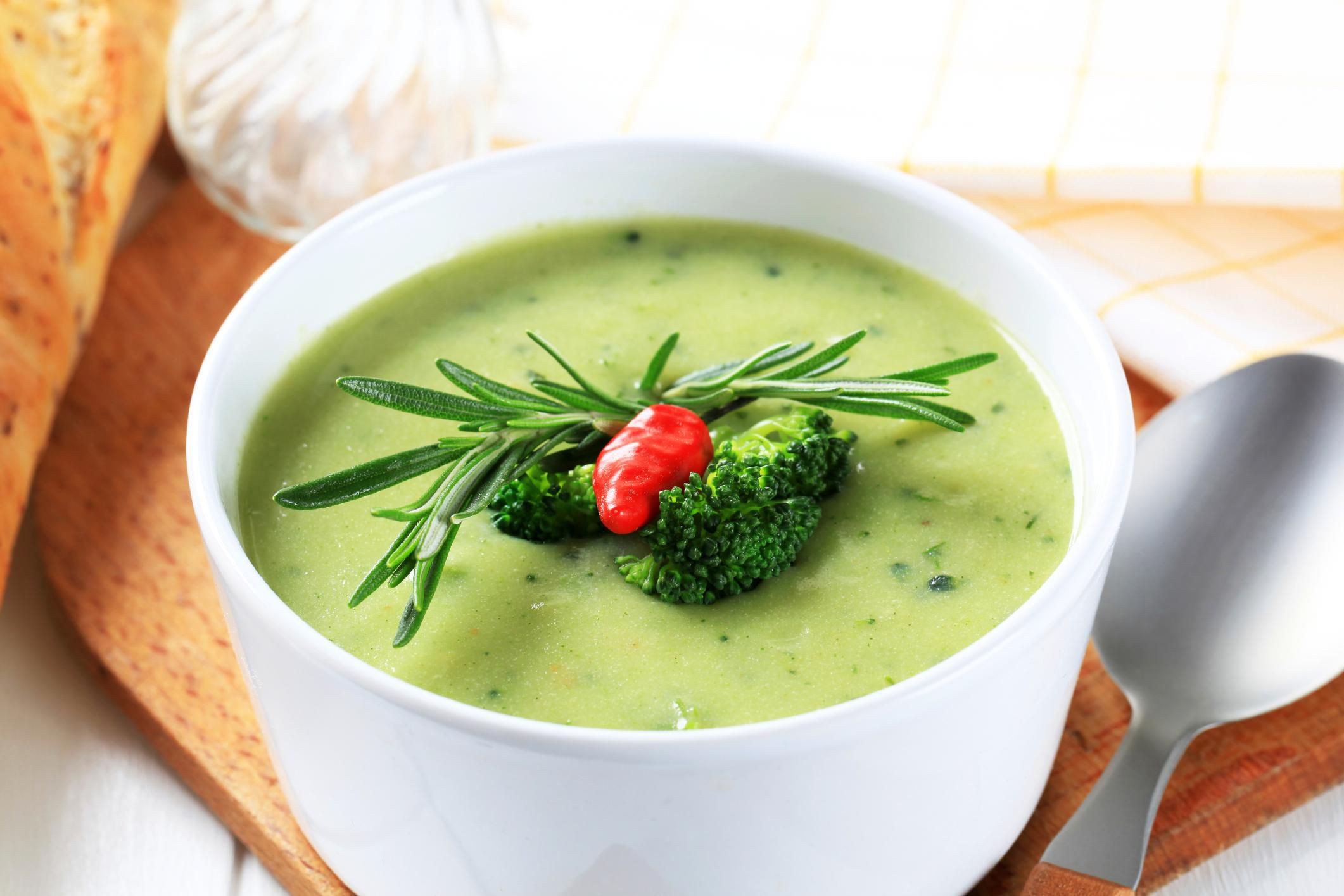 Healthy Cream Of Broccoli Soup
 Pureed Cream of Broccoli Soup Recipe