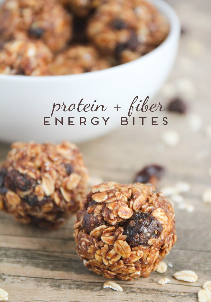 Healthy Fiber Snacks
 High Fiber and Protein Energy Bites Recipe